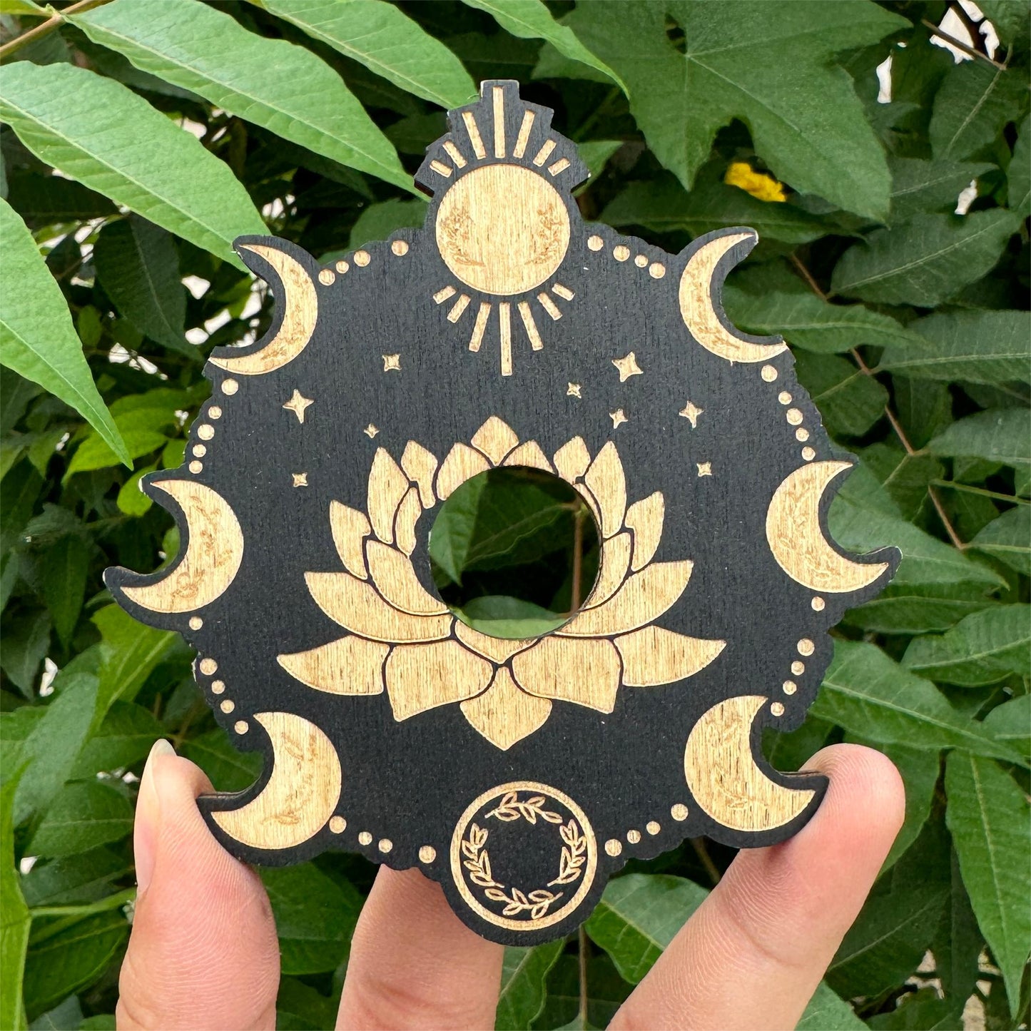 Wood Sphere Holder - Shop