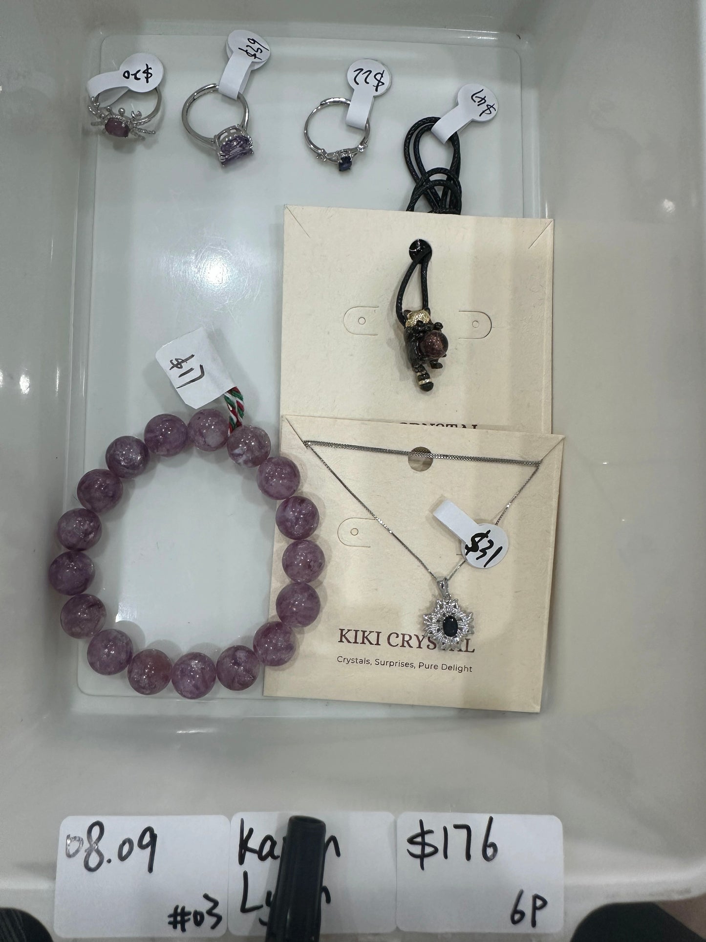 KIKICRYSTAL Jewelry Claim Sale For 0809