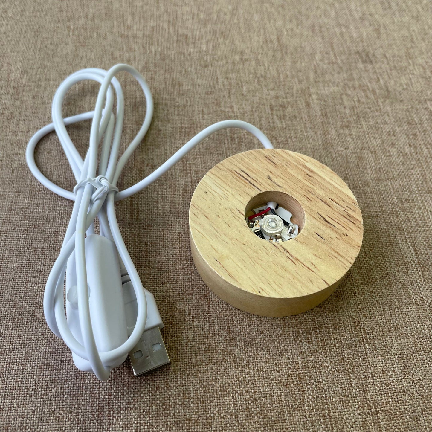 Wooden UV Lamp Sphere Holder - Shop
