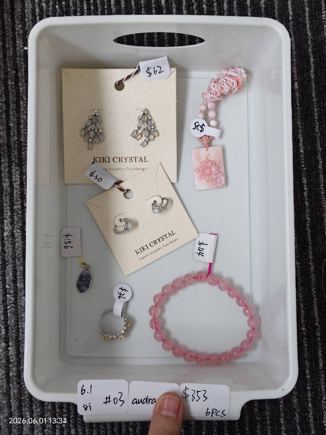 KIKICRYSTAL INS Jewelry Claim Sale for 0601