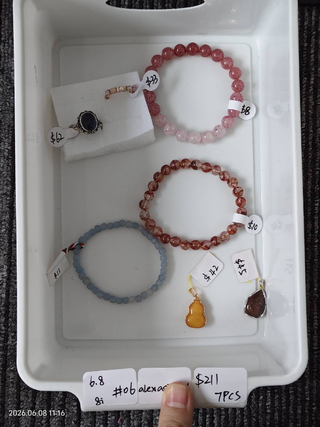KIKICRYSTAL INS Jewelry Claim Sale for 0608