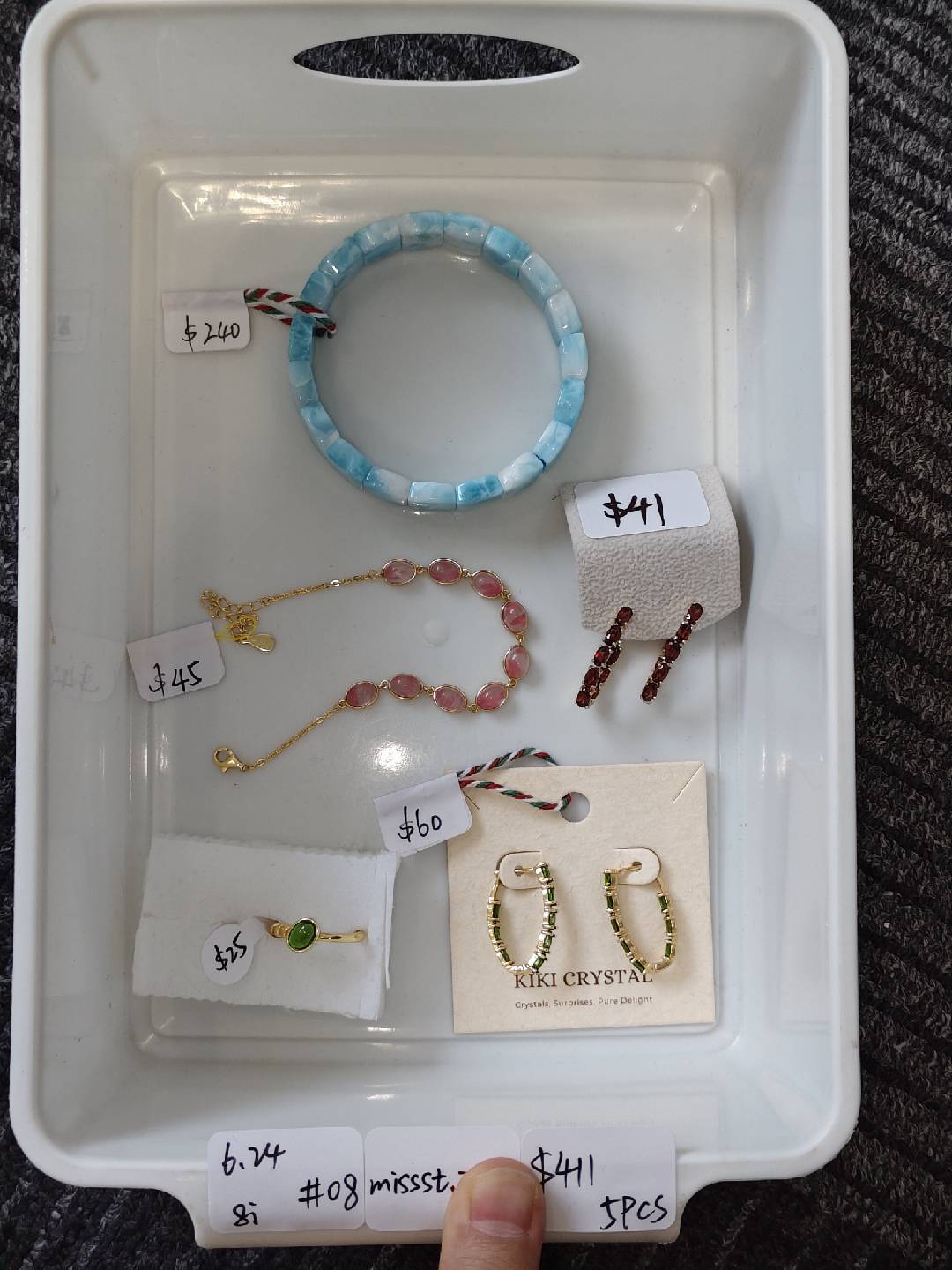 KIKICRYSTAL INS Jewelry Claim Sale for 0624