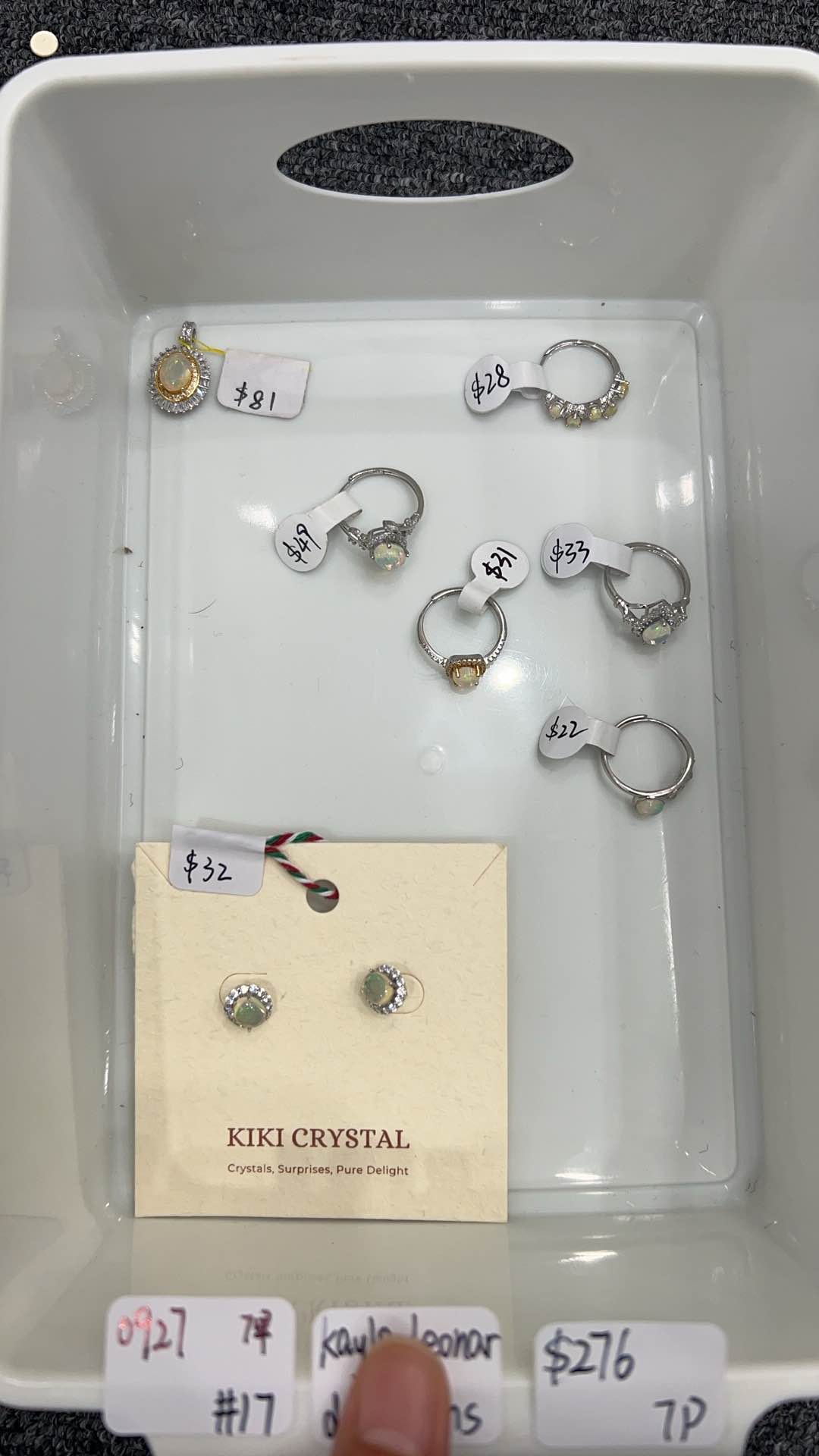 KIKICRYSTAL Jewelry Claim Sale For 0927