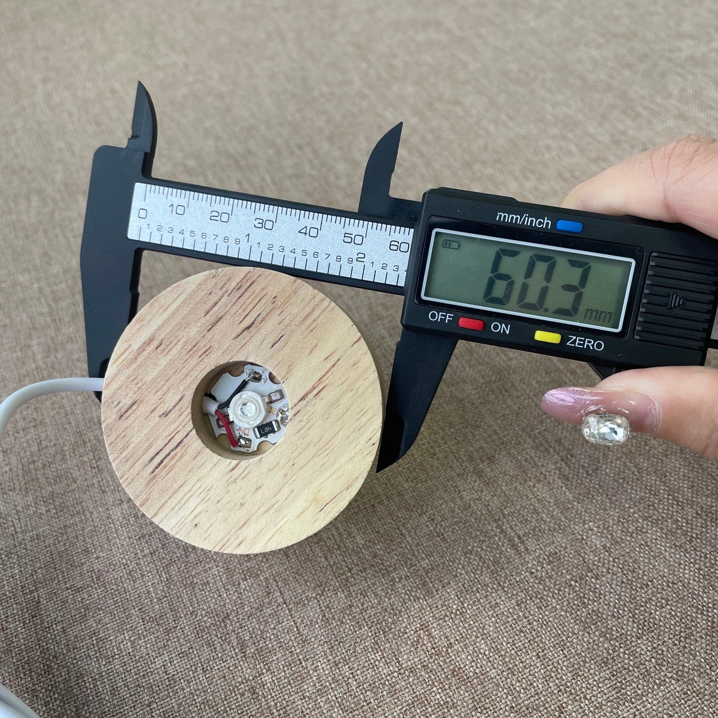 Wooden UV Lamp Sphere Holder - Shop